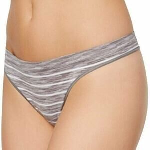 NWT Jenni Seamless Thong Underwear Grey Spacedye Size XXLarge